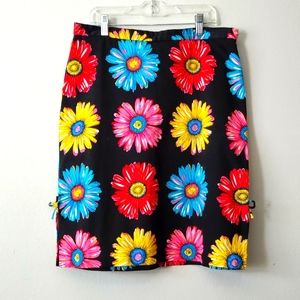 VTG Daisy Print Skirt